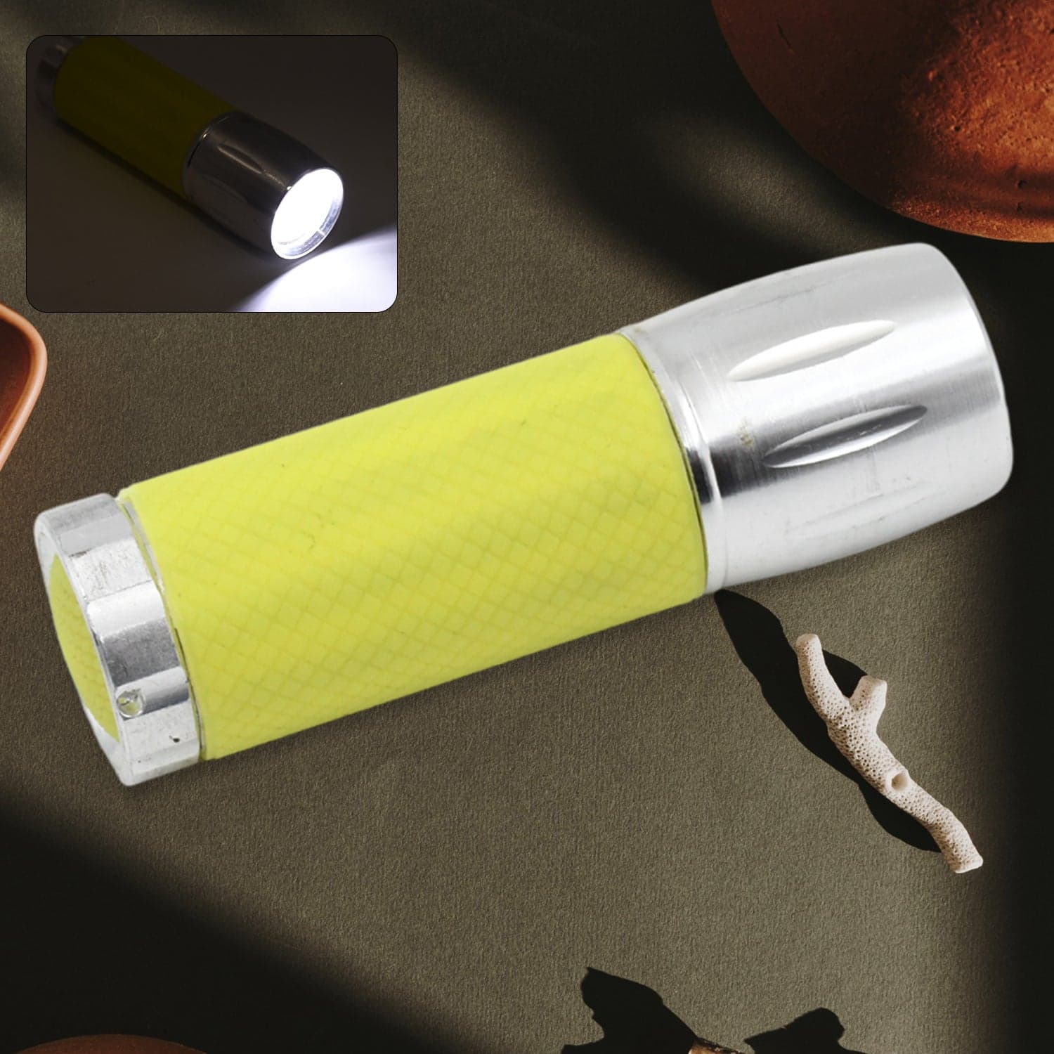 Mini LED Flashlight Torch | Pocket Size | High Lumen | Battery Operated (Battery not included / 1 pc) thumbnail 1