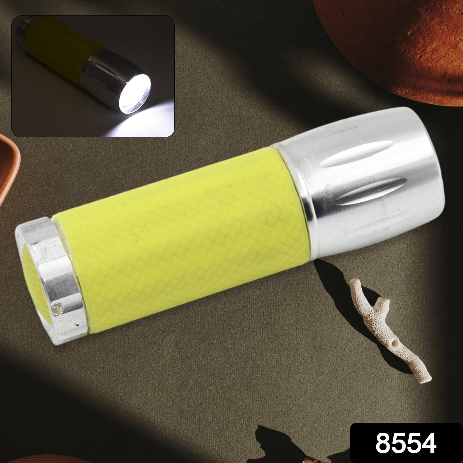 Mini LED Flashlight Torch | Pocket Size | High Lumen | Battery Operated (Battery not included / 1 pc) thumbnail 2