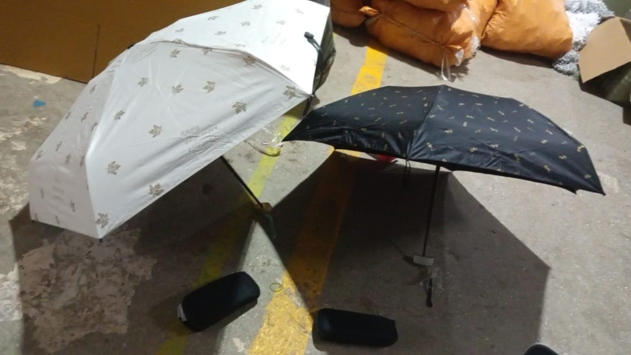 3-Fold Cute Umbrella of Sun & Rain Protection, UV Shield (1 Pc / With Zip Case) thumbnail 7