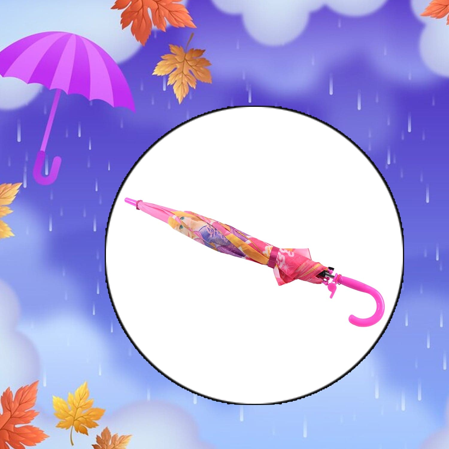 3 Fold Manual Open Umbrella | Windproof, Sunproof & Rainproof With Sturdy Steel Shaft | Easy To Hold & Carry | Umbrella For Women, Men & Kids (1 Pc) thumbnail 4