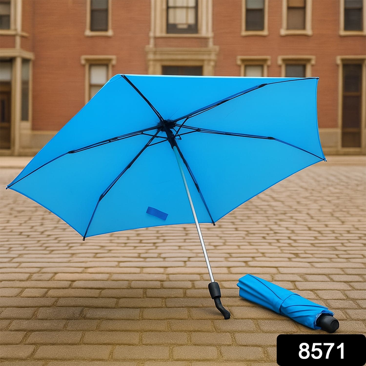3-Fold Umbrella Summer Sun And Rain Protection Foldable Cute Umbrella || Uv Protection Rain Sun Umbrella || Travel Accessories || Umbrella For Children thumbnail 2