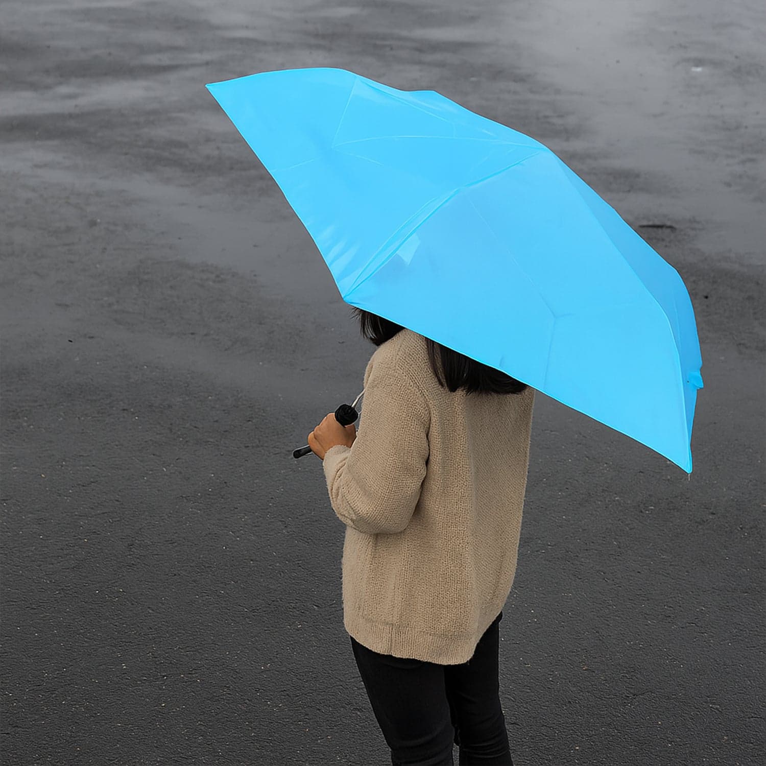 3-Fold Umbrella Summer Sun And Rain Protection Foldable Cute Umbrella || Uv Protection Rain Sun Umbrella || Travel Accessories || Umbrella For Children thumbnail 3
