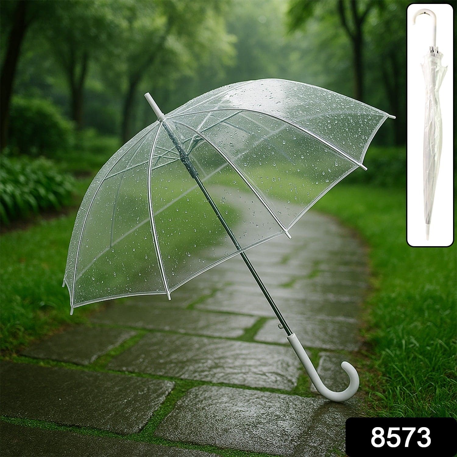 Trans Dome Umbrella 1Pc thumbnail 1