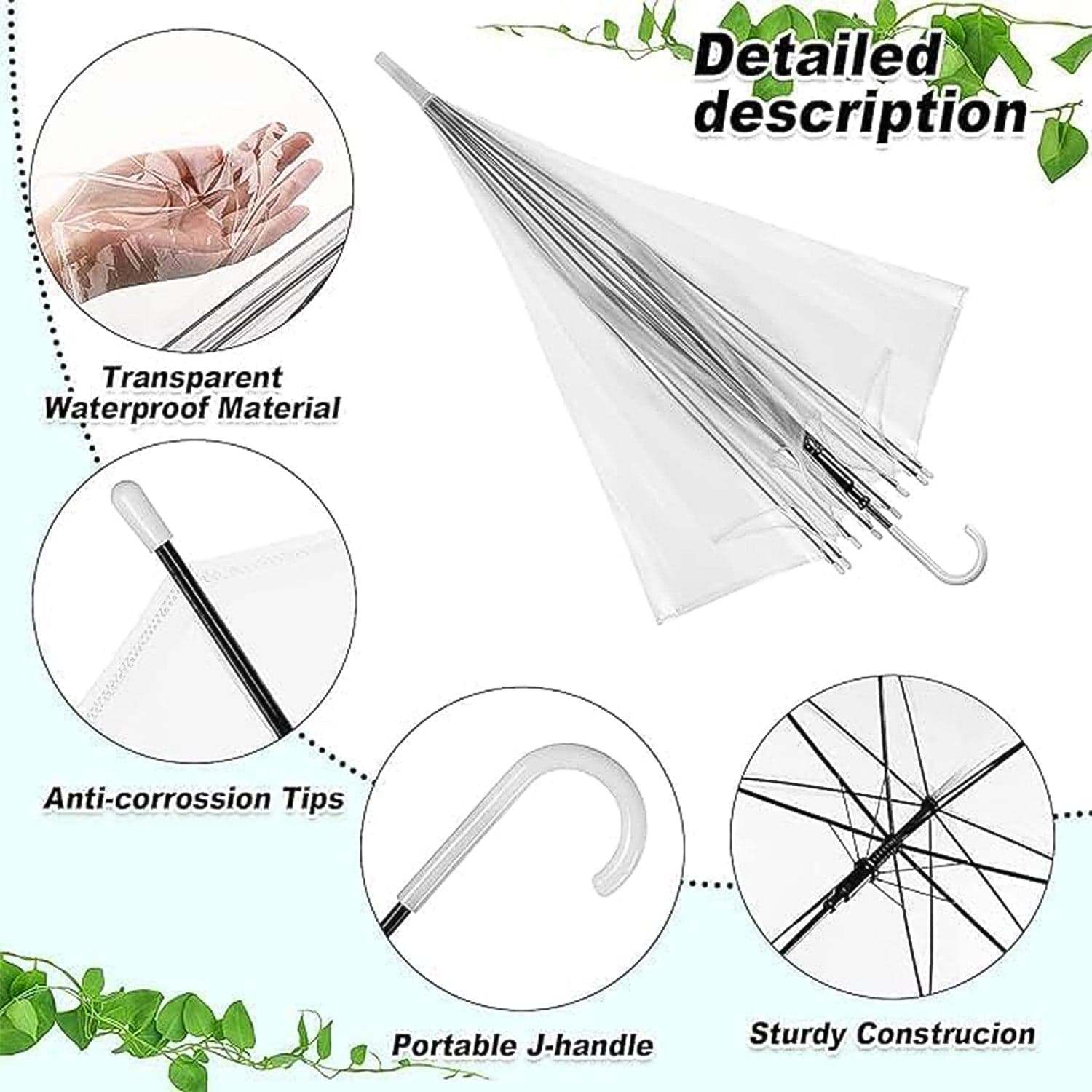 Trans Dome Umbrella 1Pc thumbnail 6