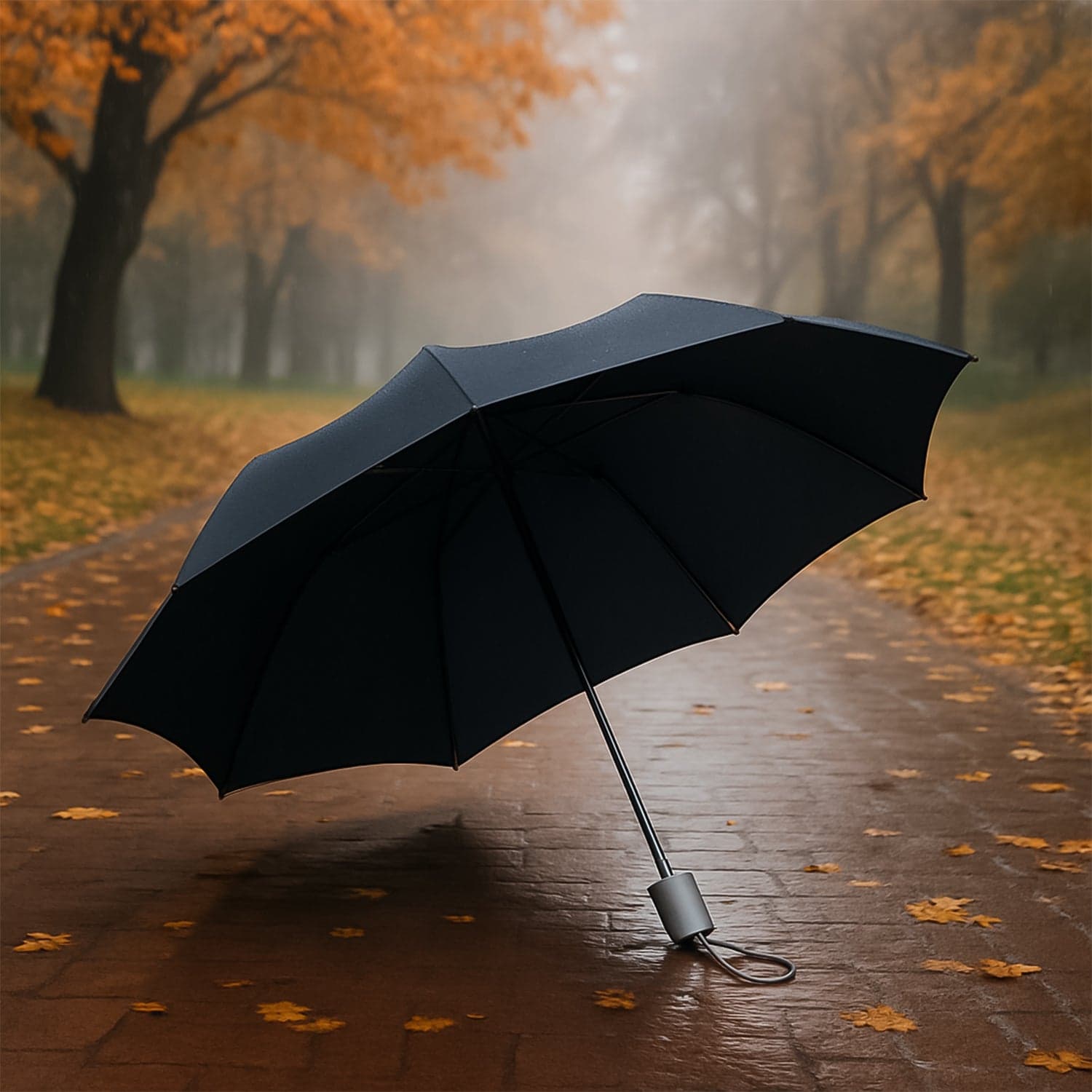Premium Quality Compact Foldable Umbrella 1 Pc thumbnail 2