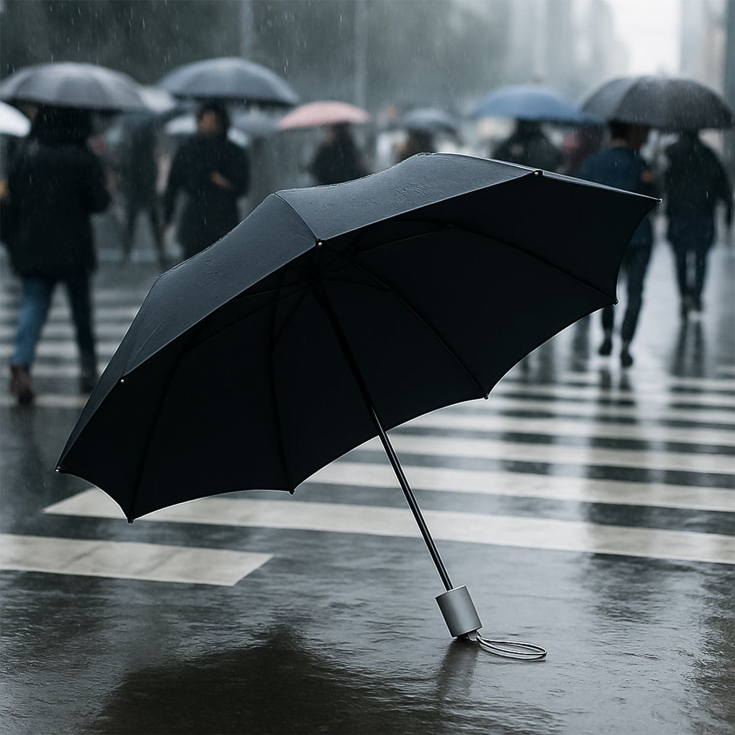 Premium Quality Compact Foldable Umbrella 1 Pc thumbnail 3