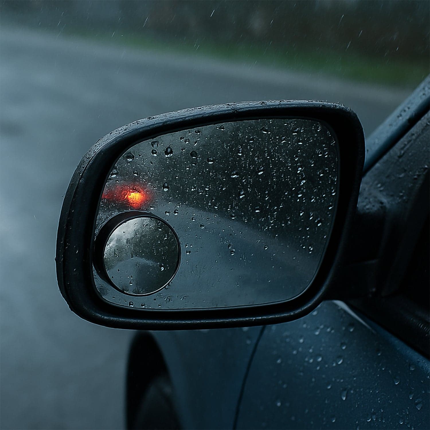 Car Blind Spot Side Mirror Round HD Glass Blind spot Mirror (2 Pc) thumbnail 7