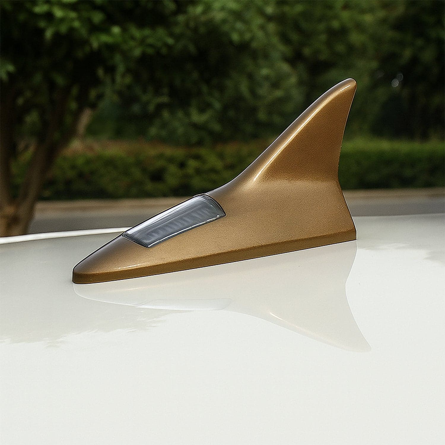 Shark Fin Light With Remote Led Signal Antenna Solar Shark Fin Car Roof Light Sensor Decoration Flashing Lamps thumbnail 4