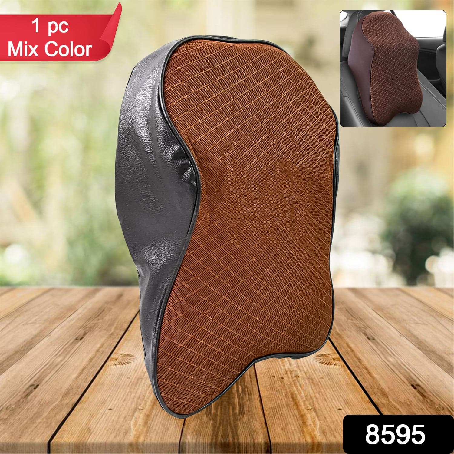 Say Goodbye to Neck Pain: Memory Foam Car Neck Pillow for Drivers (1 Pc, Mix Color) thumbnail 2