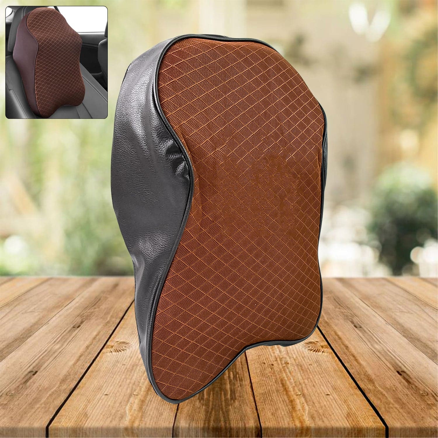 Say Goodbye to Neck Pain: Memory Foam Car Neck Pillow for Drivers (1 Pc, Mix Color) thumbnail 6