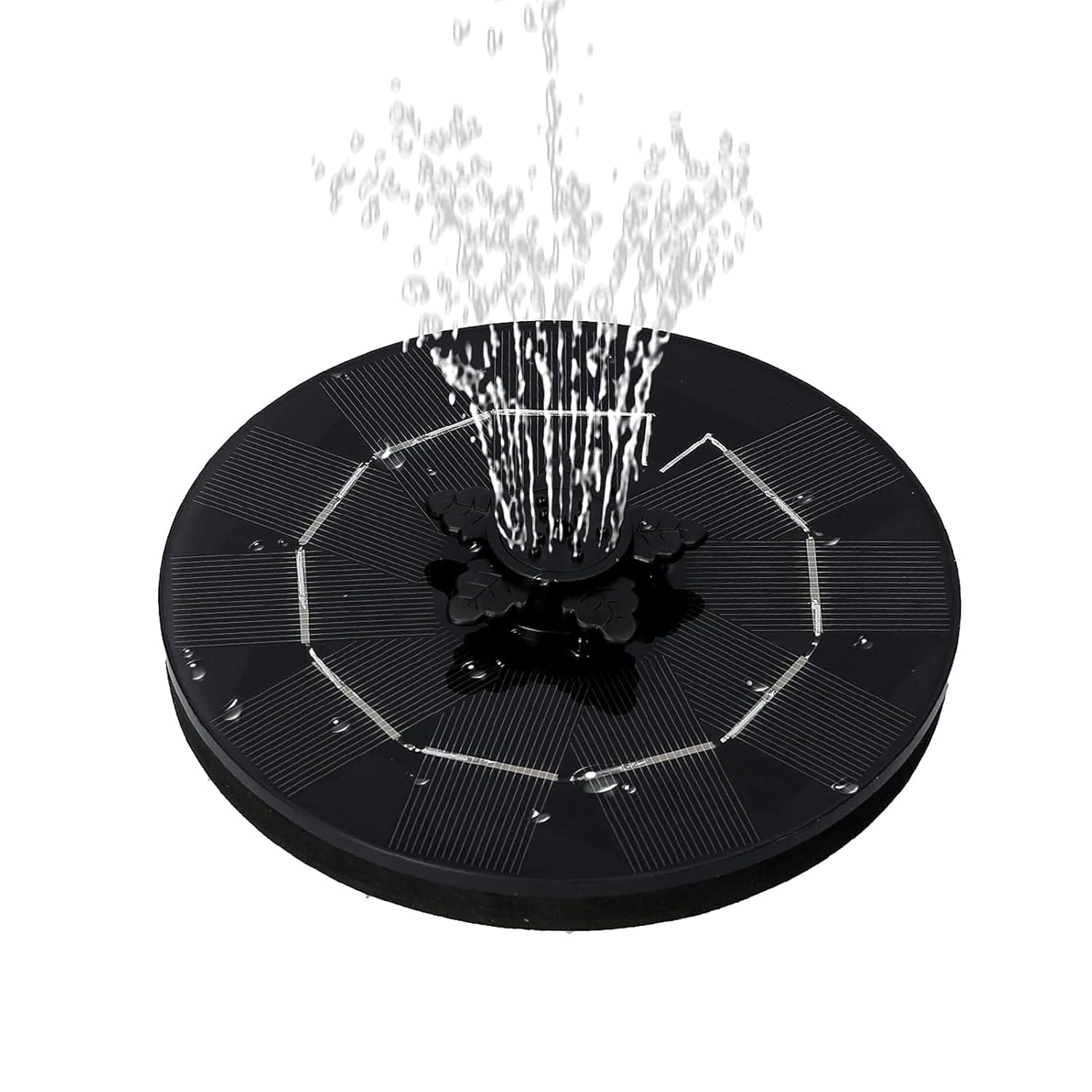 Fast Fountain By Pocket Hose - Solar-Powered - Instantly Adds A Water Feature Virtually Anywhere - 5 Spray Modes - No Installation Or Batteries Required - Great For Bird Baths thumbnail 5