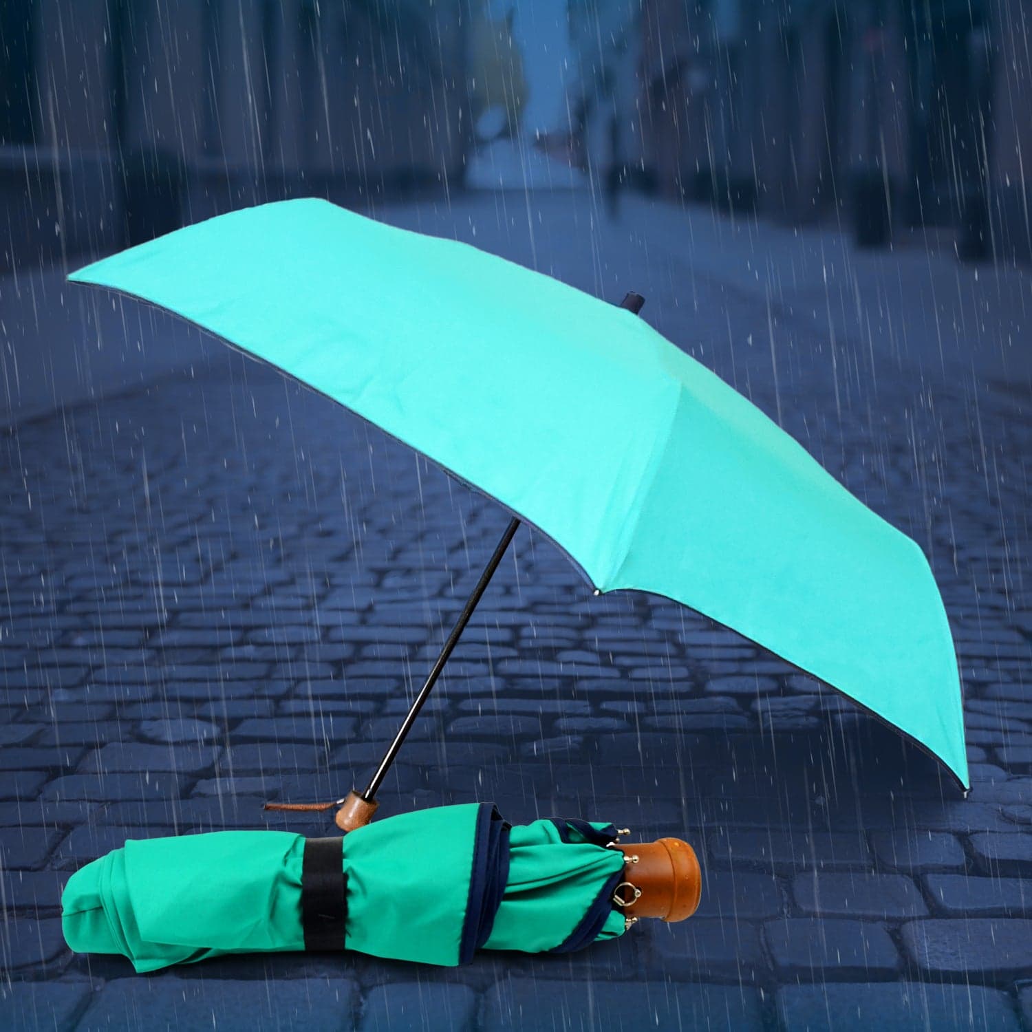 3-Fold Sun & Rain Protective Foldable Umbrella (1 Pc) thumbnail 1