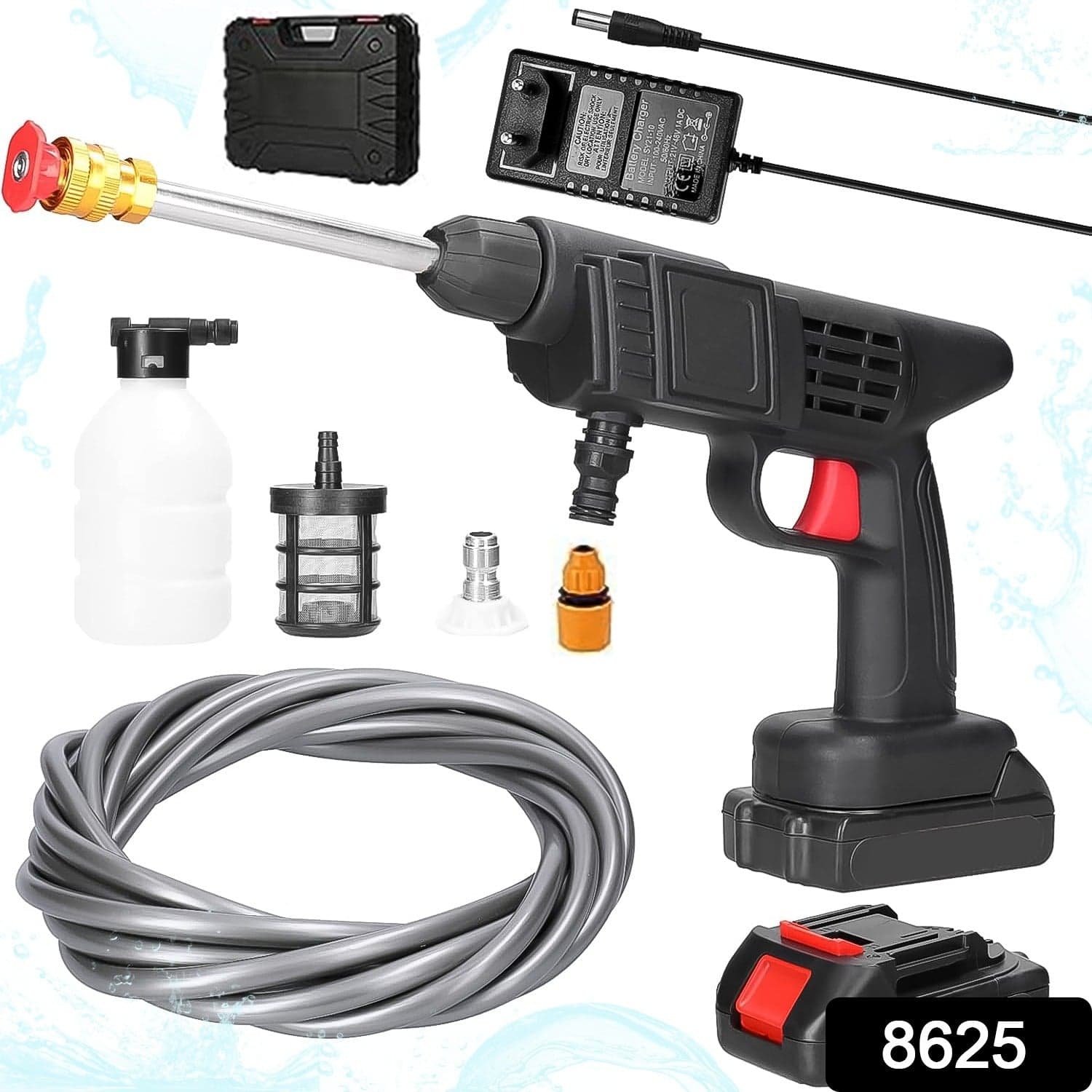 48V Car Washer Gun Wireless High Pressure Washer Water Spray Gun, Car washing Kit thumbnail 2