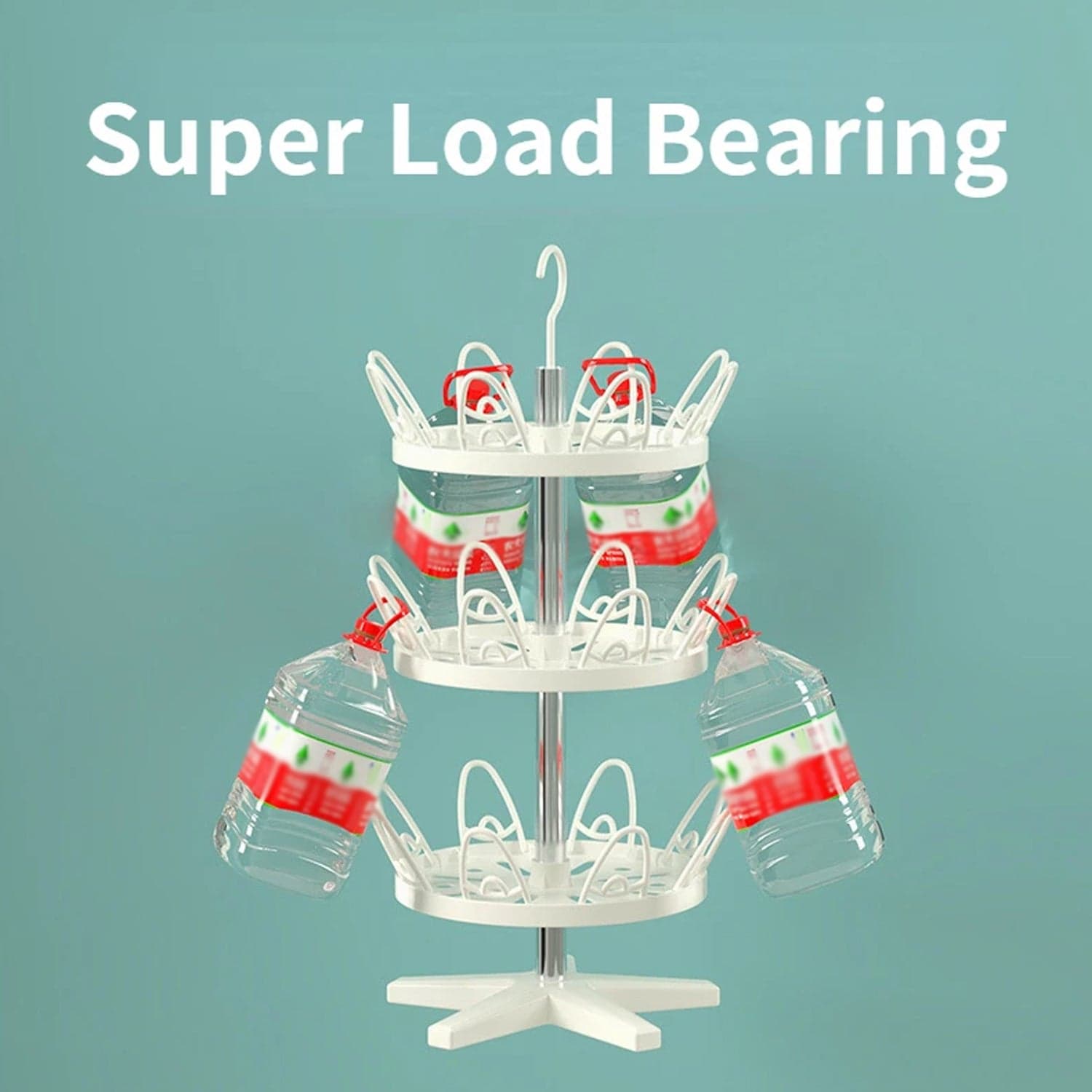 Rotating Shoe Rack, 3 Layer/ 3 Tier Rotating Shoe Rack (1 Pc) thumbnail 3