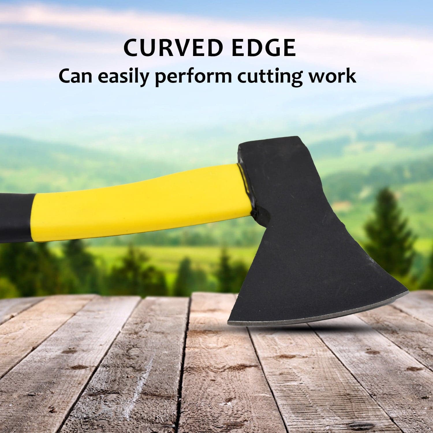 Gardening Tools Hatchet Axe, Pick Axe (850 To 900 Gm Approx) thumbnail 6