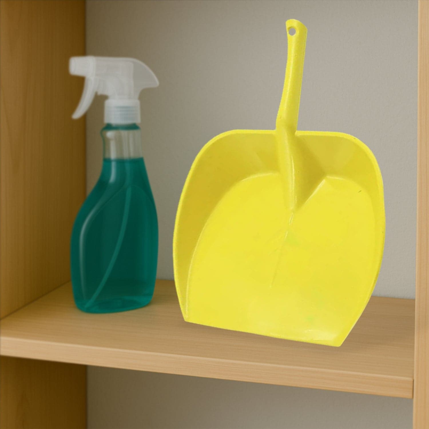 Dustpan With Long Handle, Dust Collection Dust Pan Tray For Kitchen, Home, Office, Bathroom Etc, Supdi (1 Pc / Multicolor ) thumbnail 5