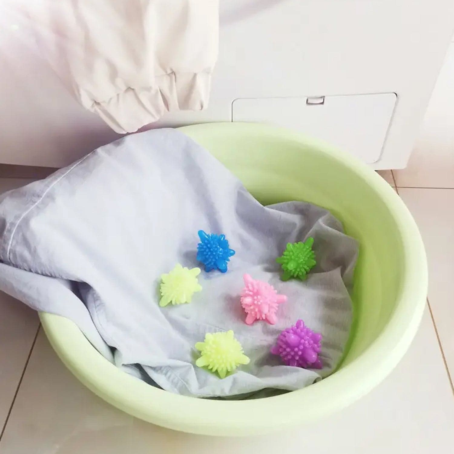 Soft Star Laundry Dryer Balls of 10-Piece Multi-Color Clothes Softener thumbnail 4