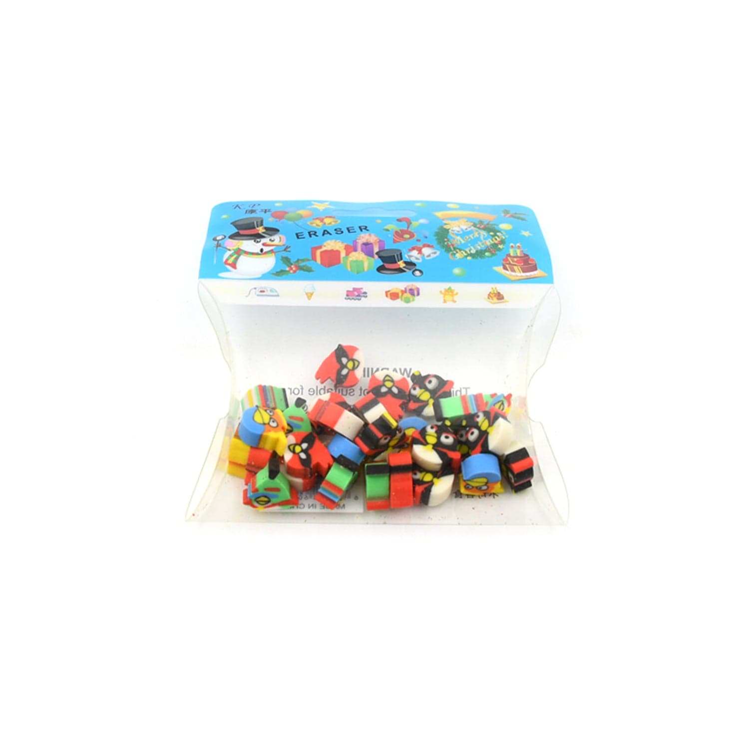Colorful Novelty Eraser Set for Kids and Gifts (28 Pcs In 1 Packet) thumbnail 5