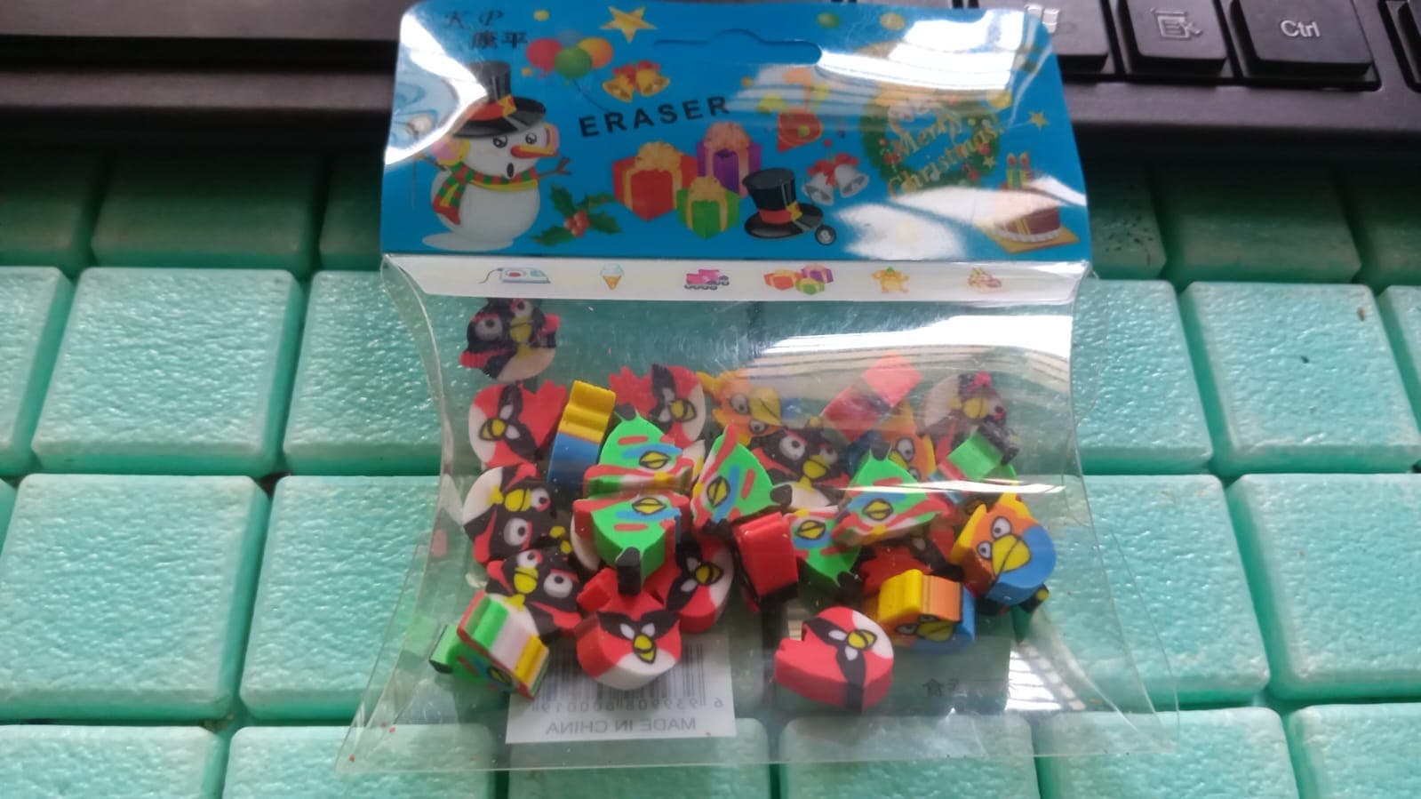 Colorful Novelty Eraser Set for Kids and Gifts (28 Pcs In 1 Packet) thumbnail 7