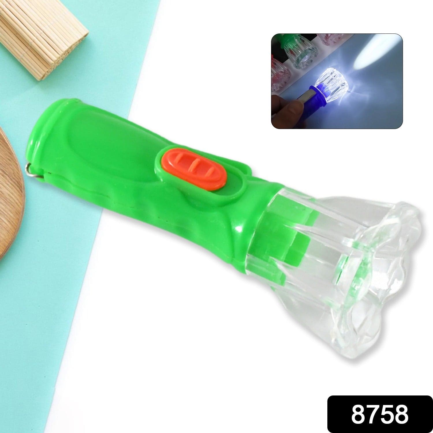 Small Plastic LED Torch of Cute & Handy Pocket Flashlight for Kids (1 Pc) thumbnail 2
