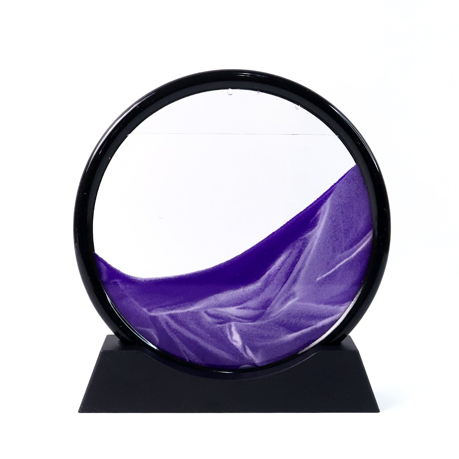 3D Moving Sand Art of Liquid Motion Deep Sea Sandscape with Round Glass Frame (1 Pc) thumbnail 4