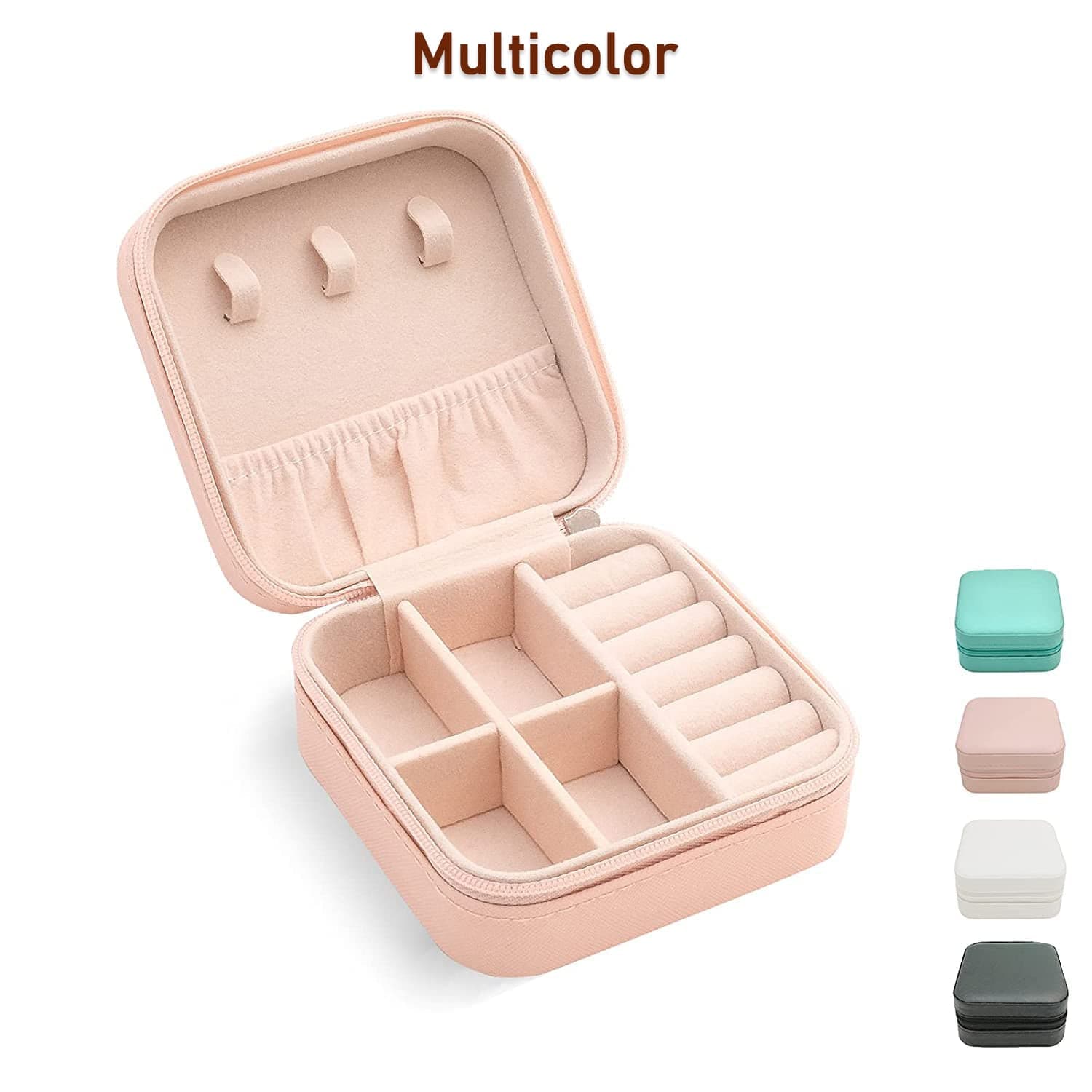 Mini PU Leather jewellery Box for Travel & Storage thumbnail 11