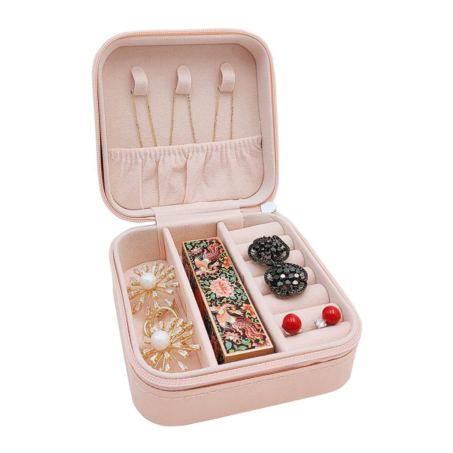 Mini PU Leather jewellery Box for Travel & Storage thumbnail 7