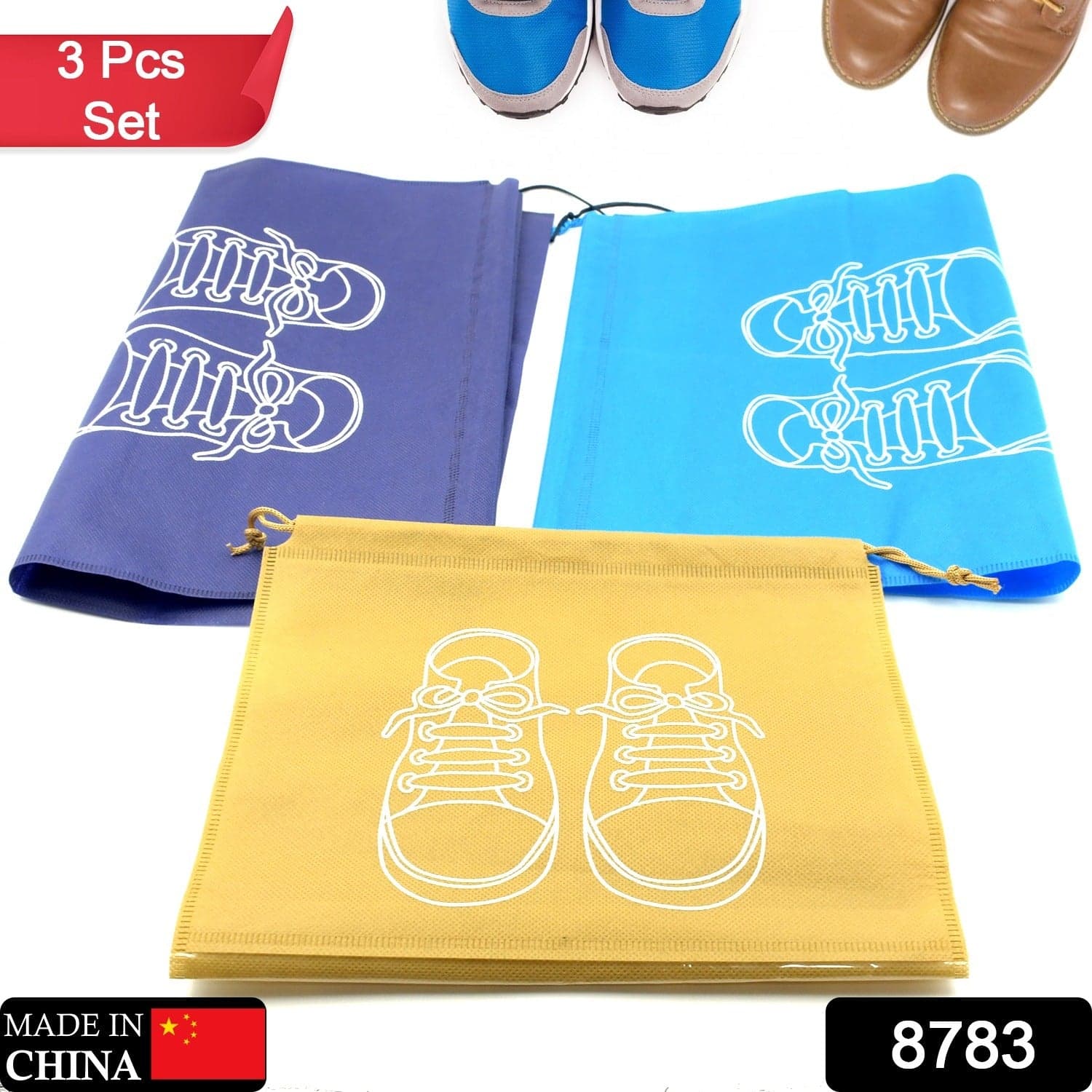 Beach Bag Shoes Storage Bag (3 Pc ) thumbnail 2