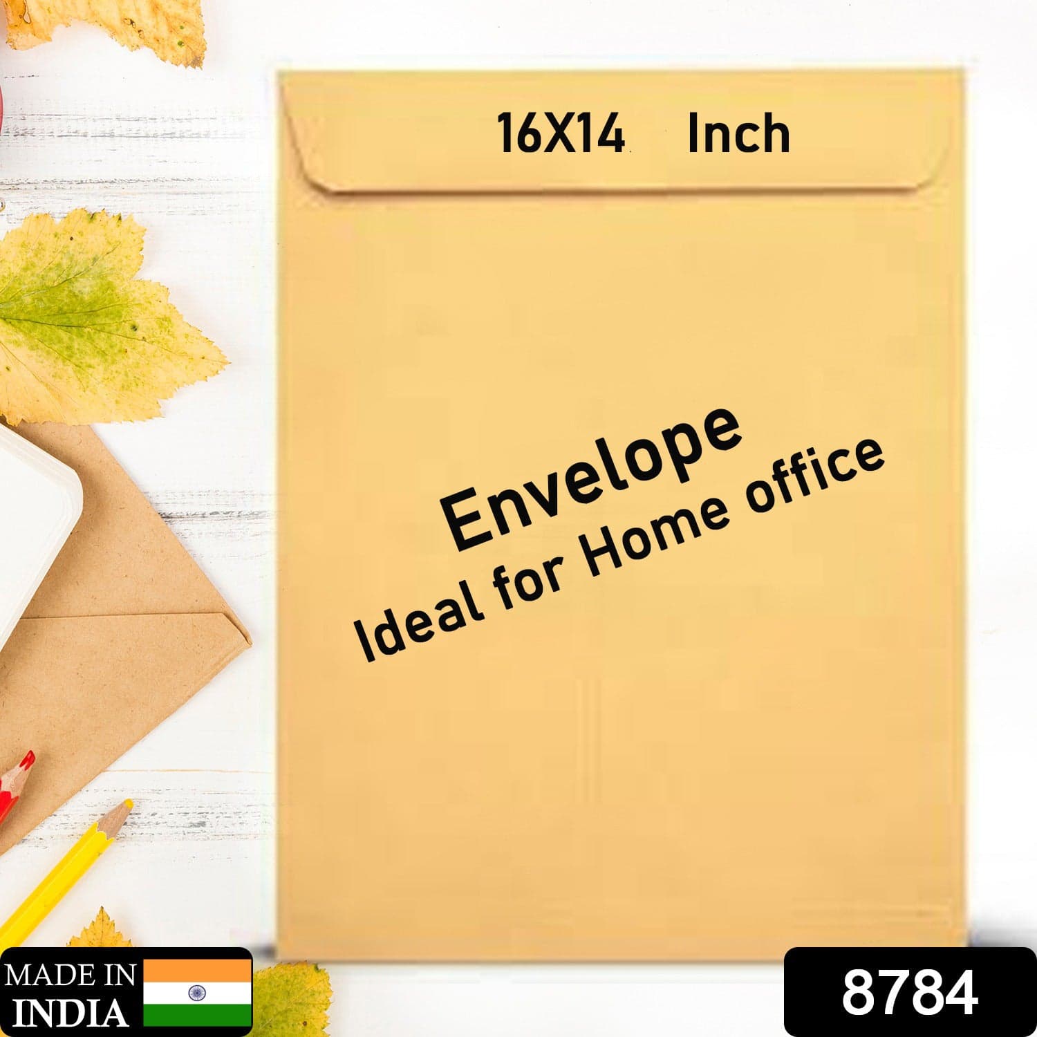 Brown Kraft Envelope for Invitations & Office Use (Mix Size / 1 Pc) thumbnail 2