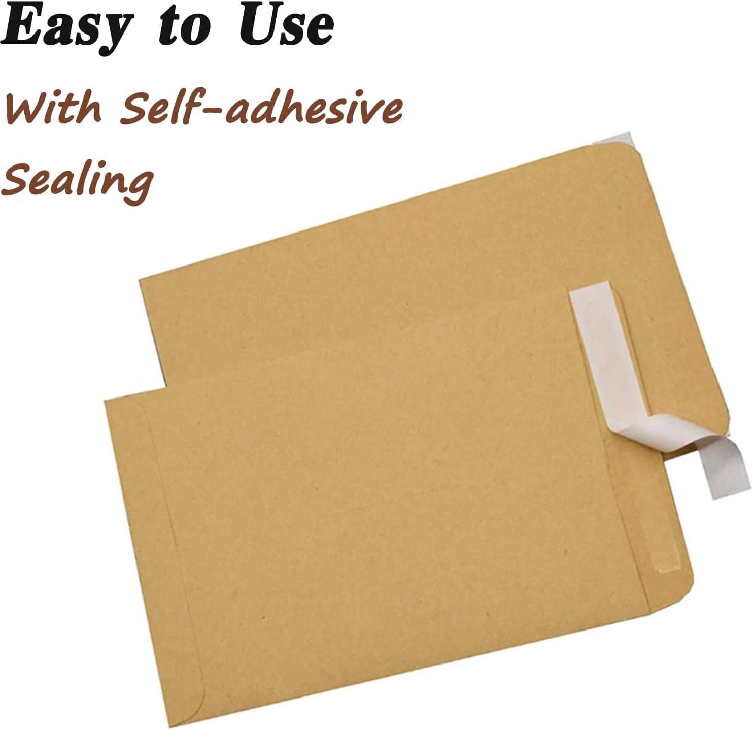 Brown Kraft Envelope for Invitations & Office Use (Mix Size / 1 Pc) thumbnail 3