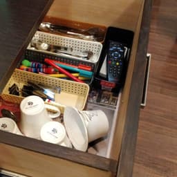 Plastic Multipurpose Desk Organizer Tray Office Drawer Dividers Storage Bins For Kitchen