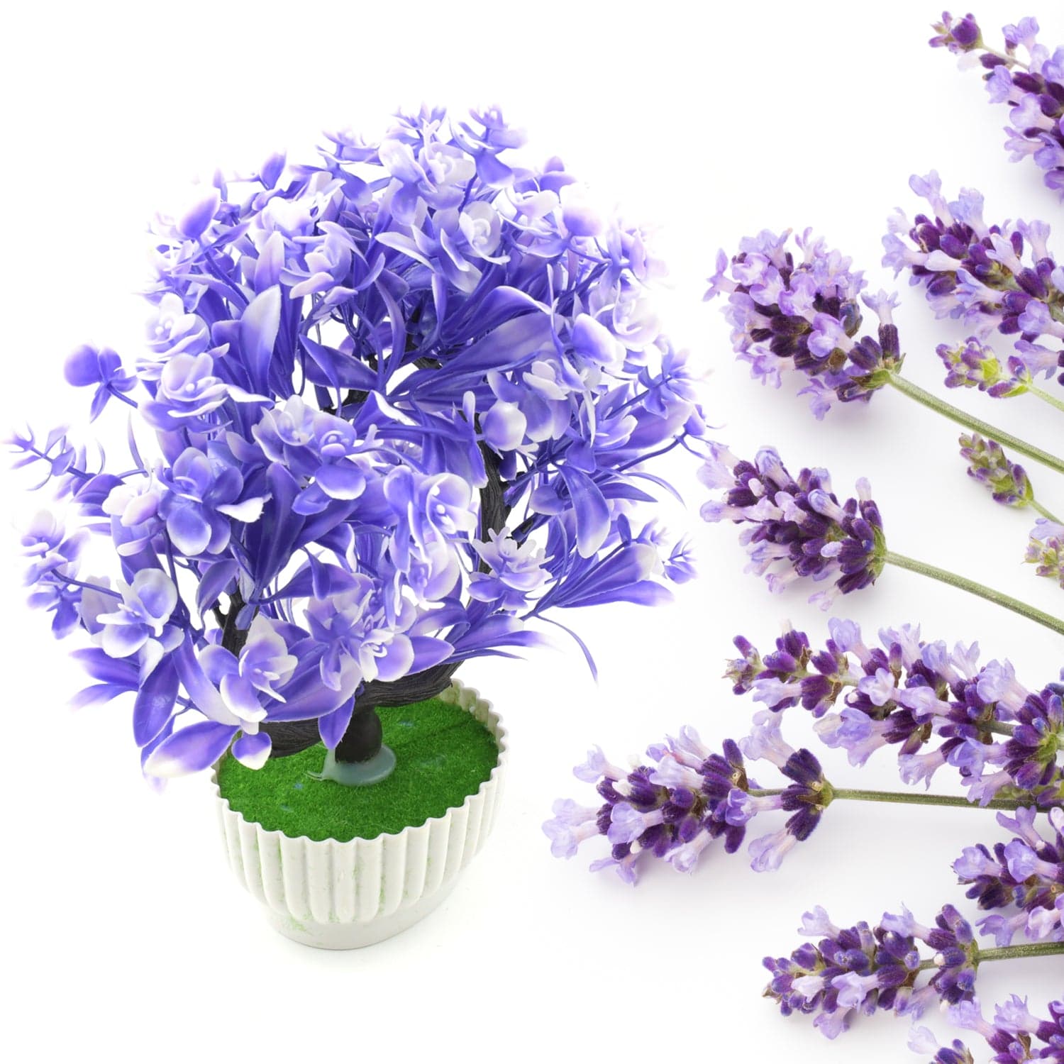Artificial Flower Plant with Cute Pot of Perfect for Home & Office Decor (1 Pc) thumbnail 5