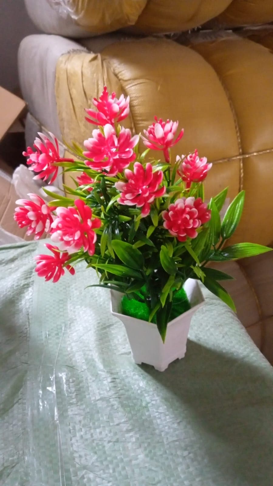 Wild Artificial Flower Plant for Home & Office Decor (1 Pc, Cute Pot) thumbnail 6