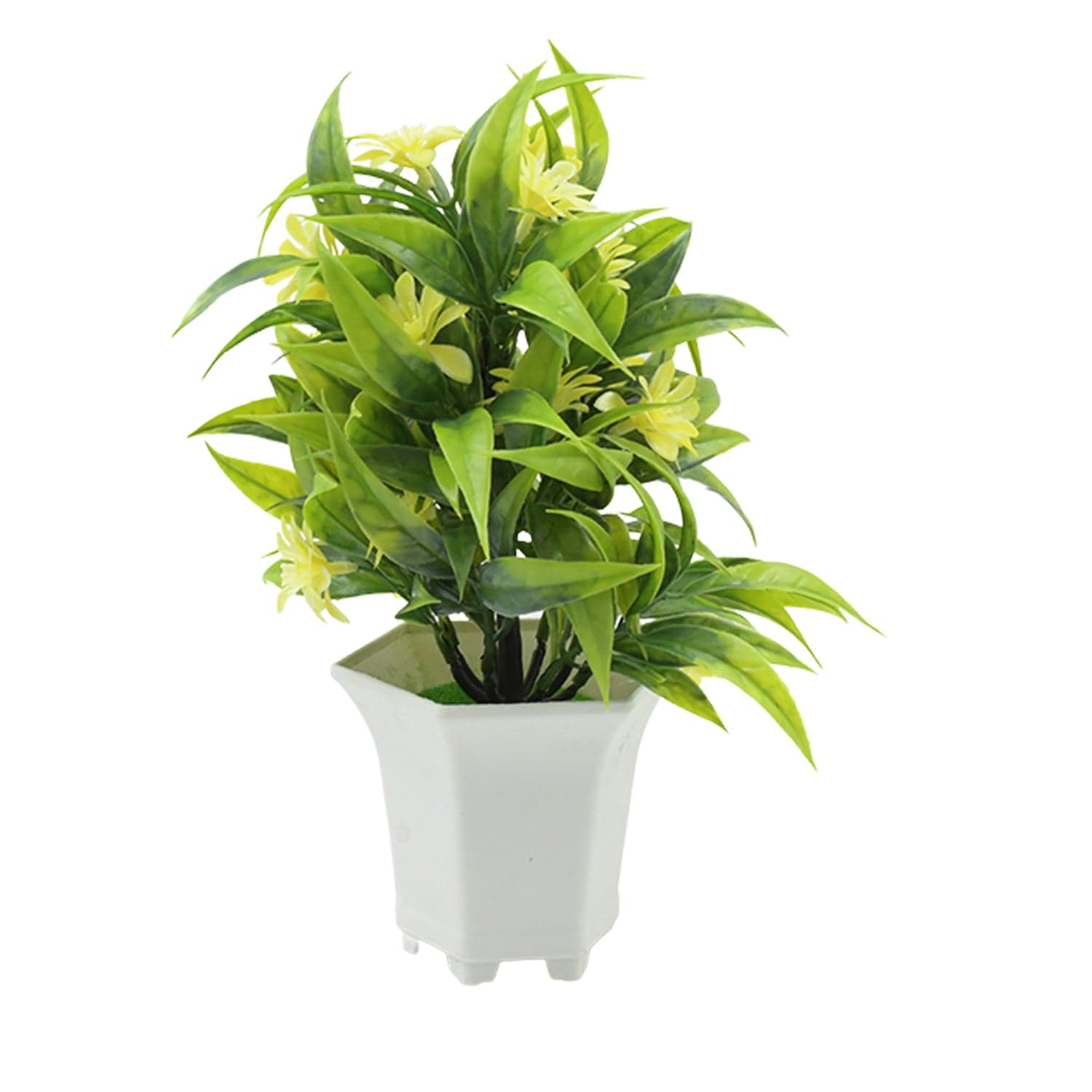 Artificial Flower Plant With Cute Pot Of Home & Office Tabletop Decor thumbnail 5