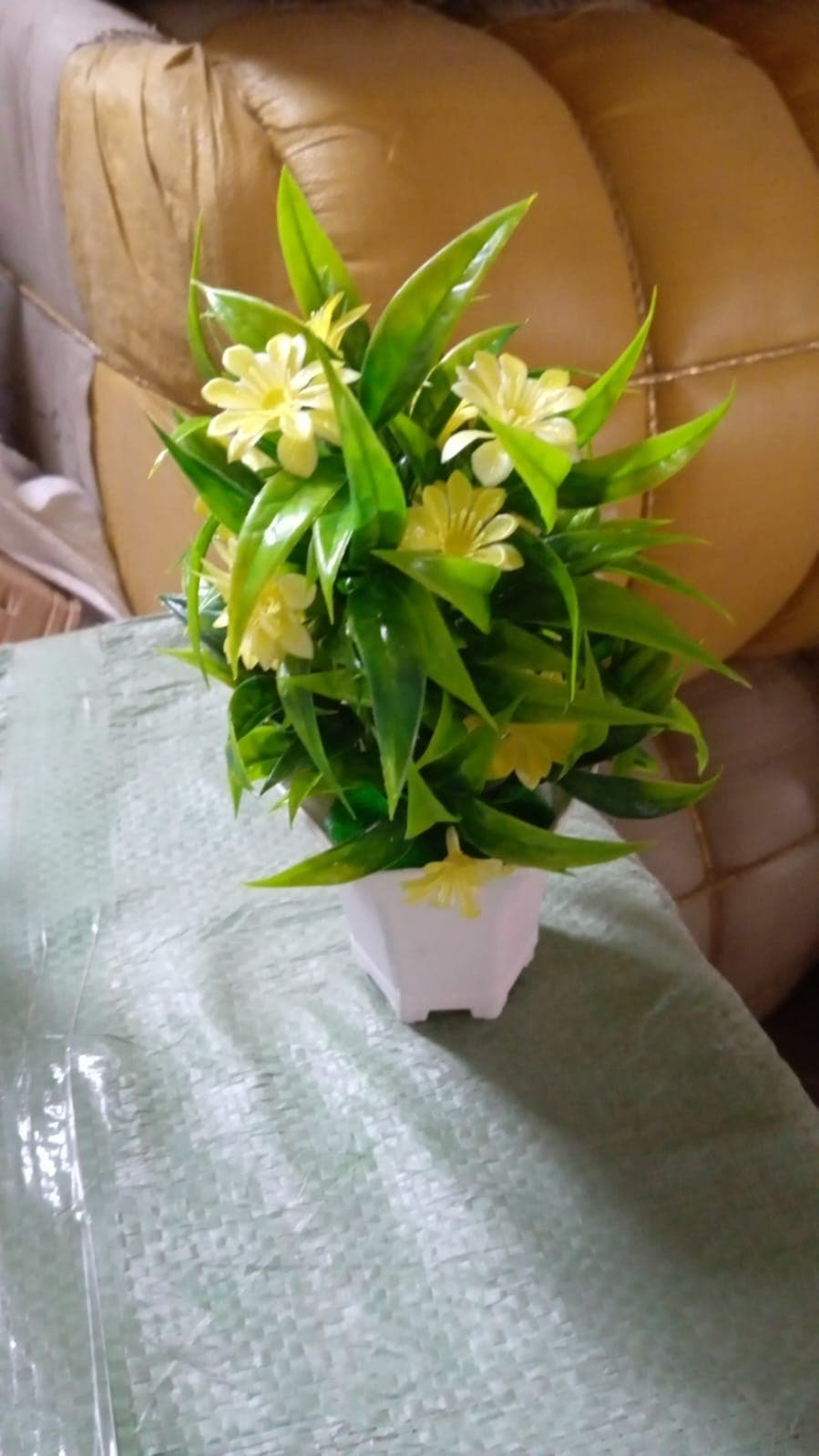 Artificial Flower Plant With Cute Pot Of Home & Office Tabletop Decor thumbnail 7