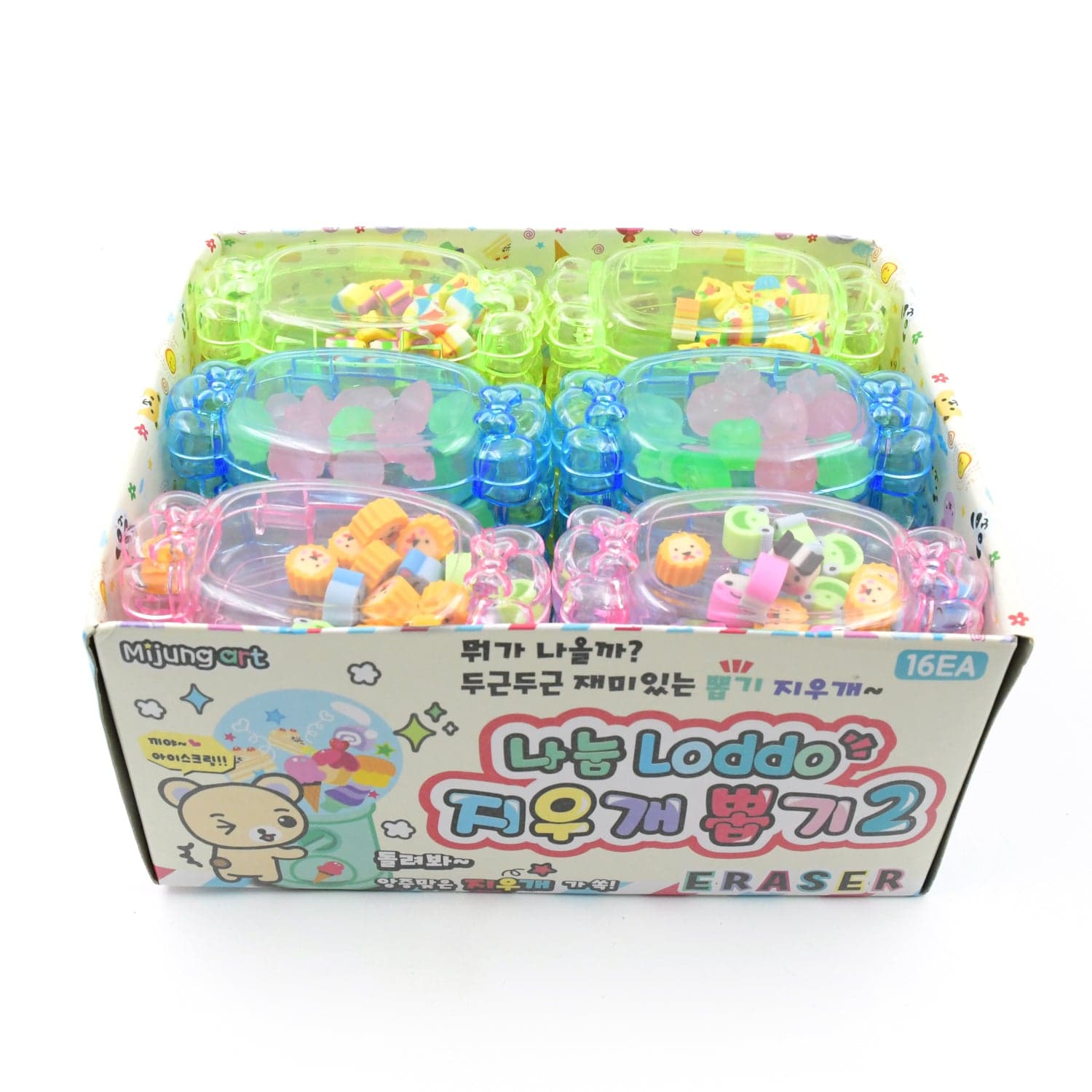 Cute School Eraser Set Cute Eraser Multi Design Rubber Erasers For Pencil Cleaning Stationery School Student Girl Kids (15 pc In1 Set) thumbnail 5