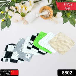Cotton Hand Towel Microfiber Wash Basin Hanging Hand Towel Napkin Microfiber Cloth Cartoon Kitchen Accessories