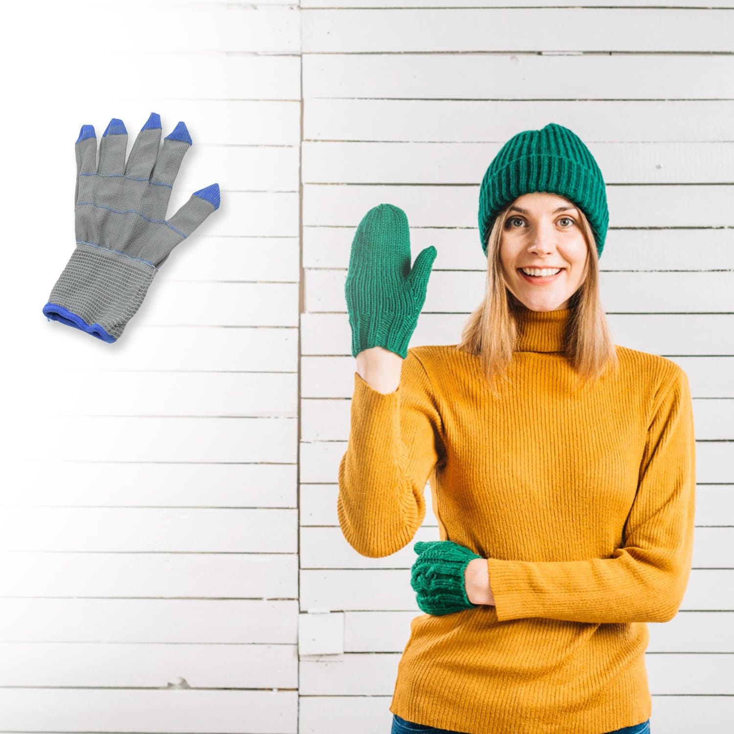 Small 1 Pair Cut Resistant Gloves Anti Cut Gloves Heat Resistant thumbnail 5