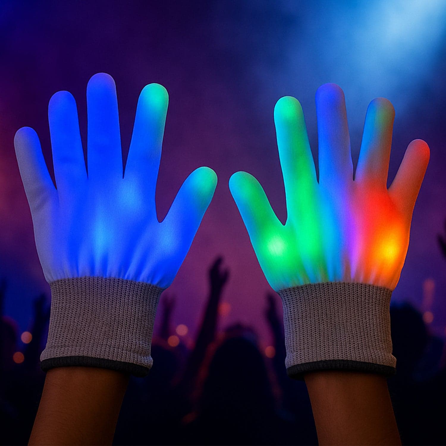 Dynamic Multi Color Led Light Up Glow Gloves thumbnail 5