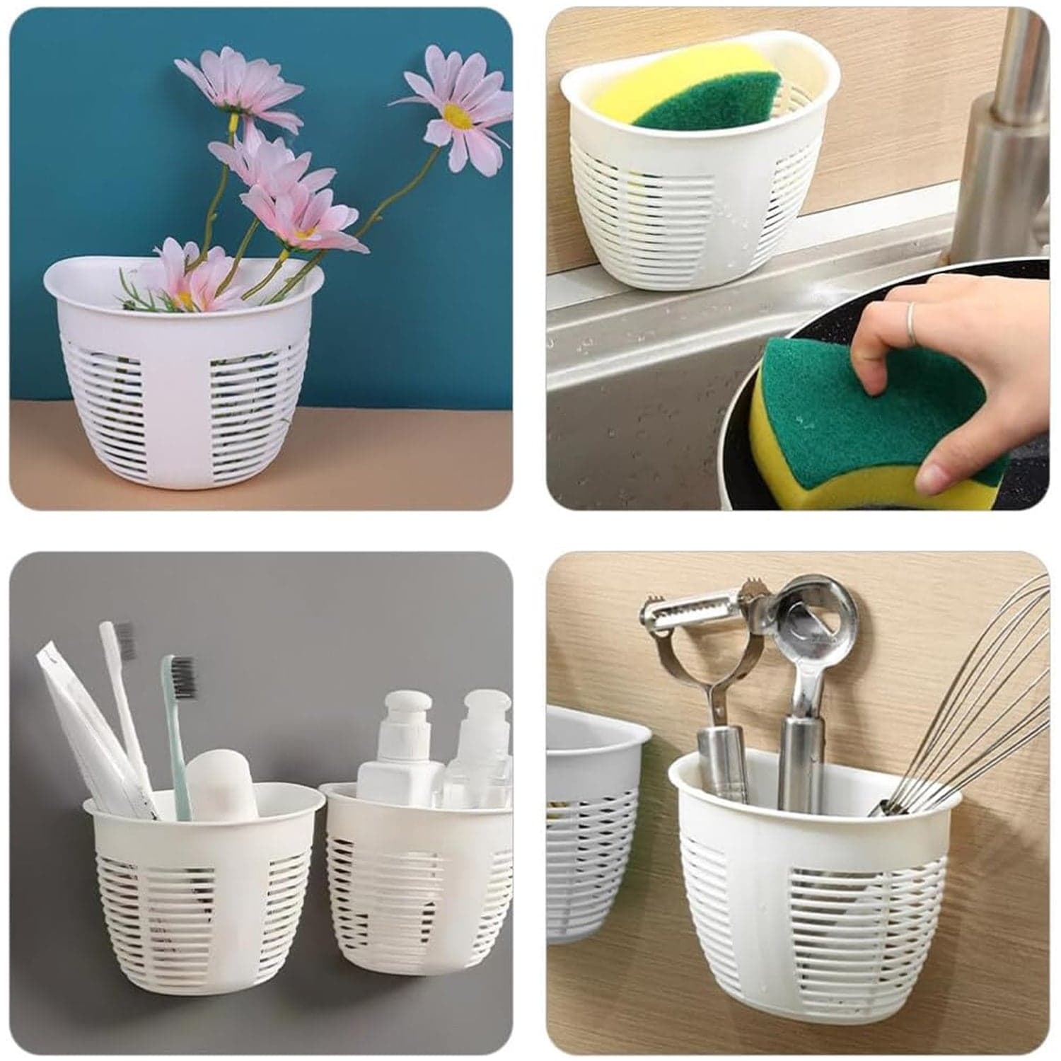 Hanging Plastic Storage Basket thumbnail 6