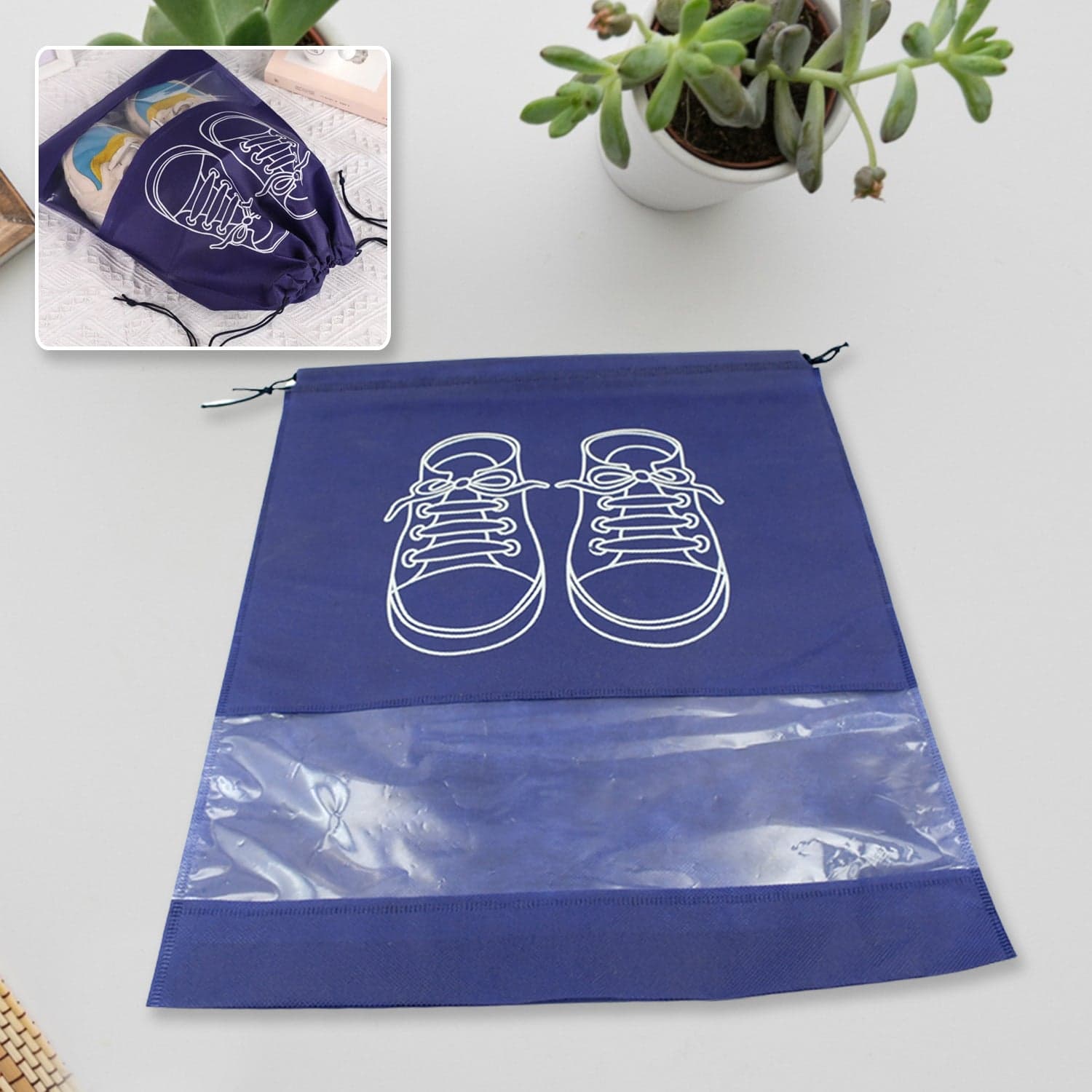 Beach Bag Shoes Storage Bag (1 Pc / Mix Color) thumbnail 1