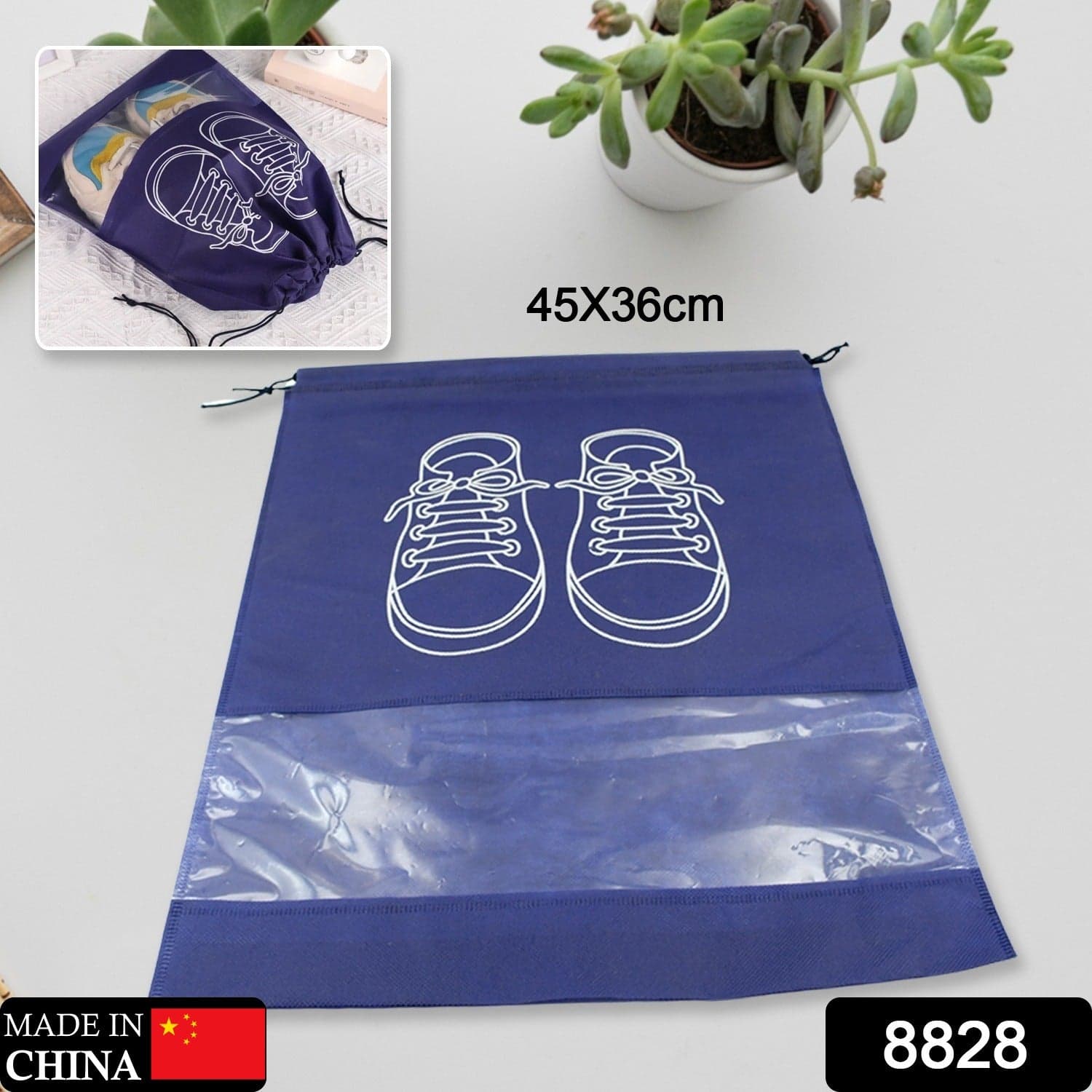 Beach Bag Shoes Storage Bag (1 Pc / Mix Color) thumbnail 2