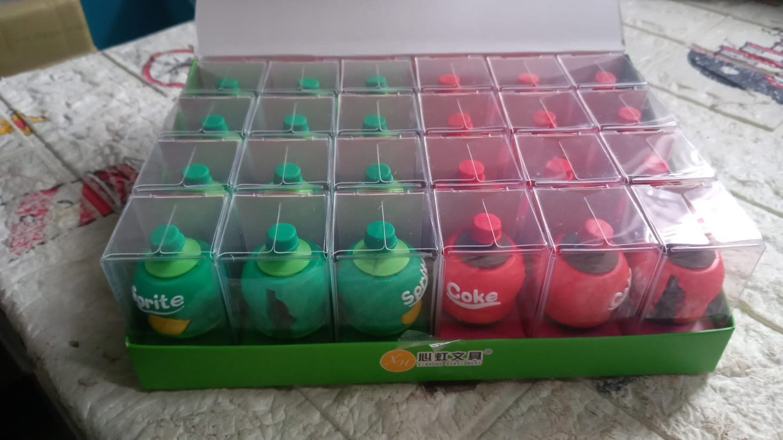 2-In-1 3D Cold Drink Bottle Shape Rubber Pencil Sharpener And Eraser Set ID-8829 thumbnail 6