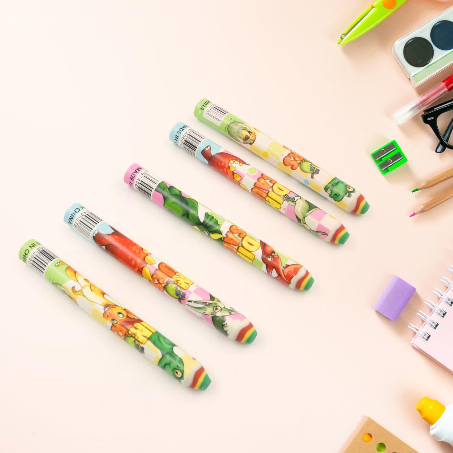 Fancy Erasers For Kids In Different Shapes Of Rainbow Erasers thumbnail 3