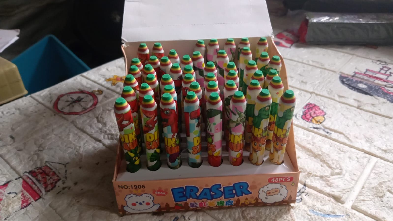 Fancy Erasers For Kids In Different Shapes Of Rainbow Erasers thumbnail 7