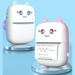 Pocket Mini Bluetooth Thermal Printer of Wireless Smart Printer for Photos (Includes 1 Roll Paper)