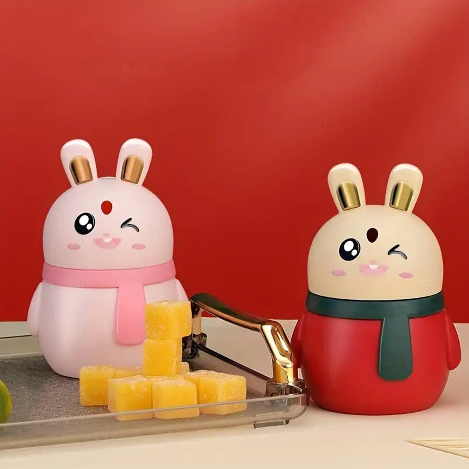 Rabbit Shape Toothpick Dispenser Pressing Small Size Accessory Durable Red | Home & Garden | Kitchen thumbnail 8