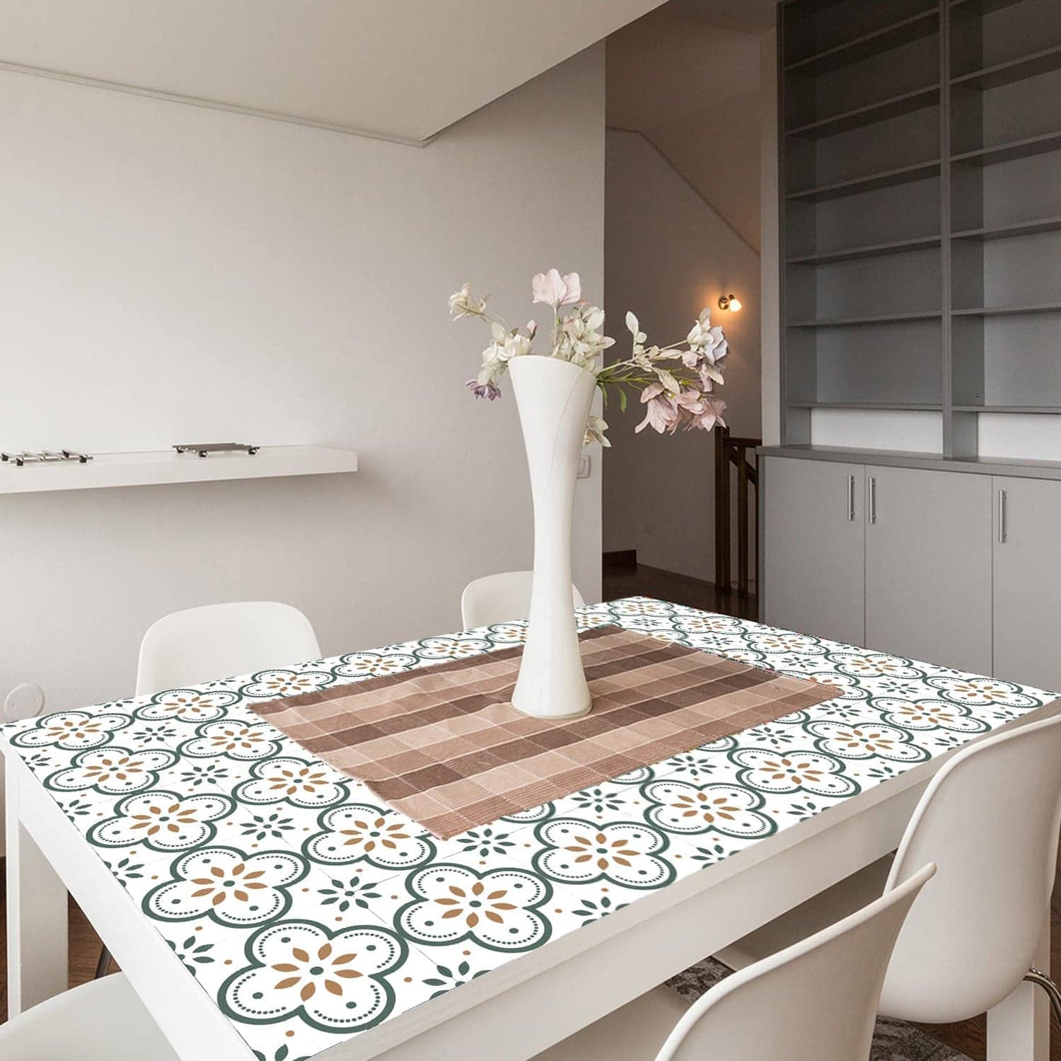 Peel And Stick Floor Tiles Kitchen / Bathroom Backsplash Sticker (8X8 Inch / 10 Pcs Set) thumbnail 5