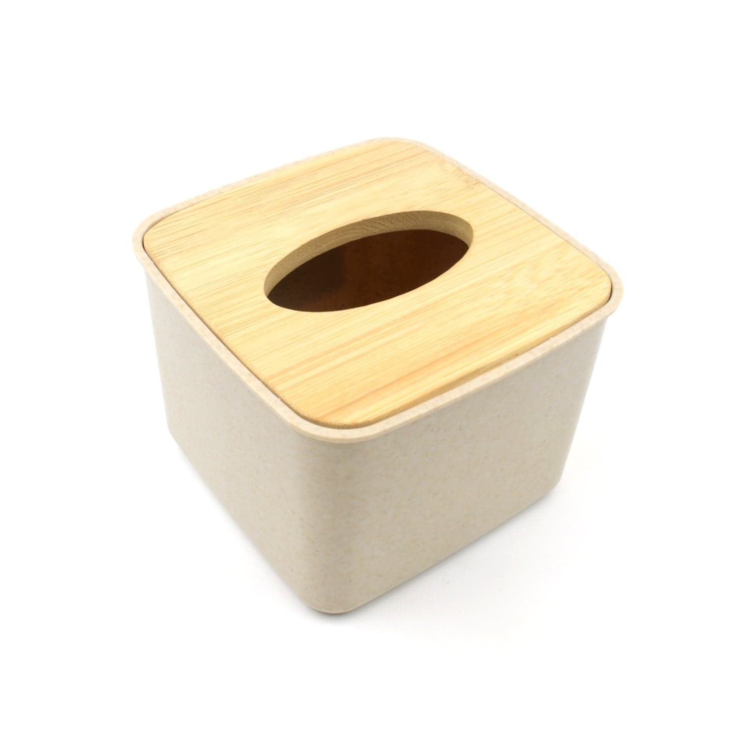 Tissue Box Desktop Stand Bamboo Tissue Cover Box (1 Pc ) thumbnail 5