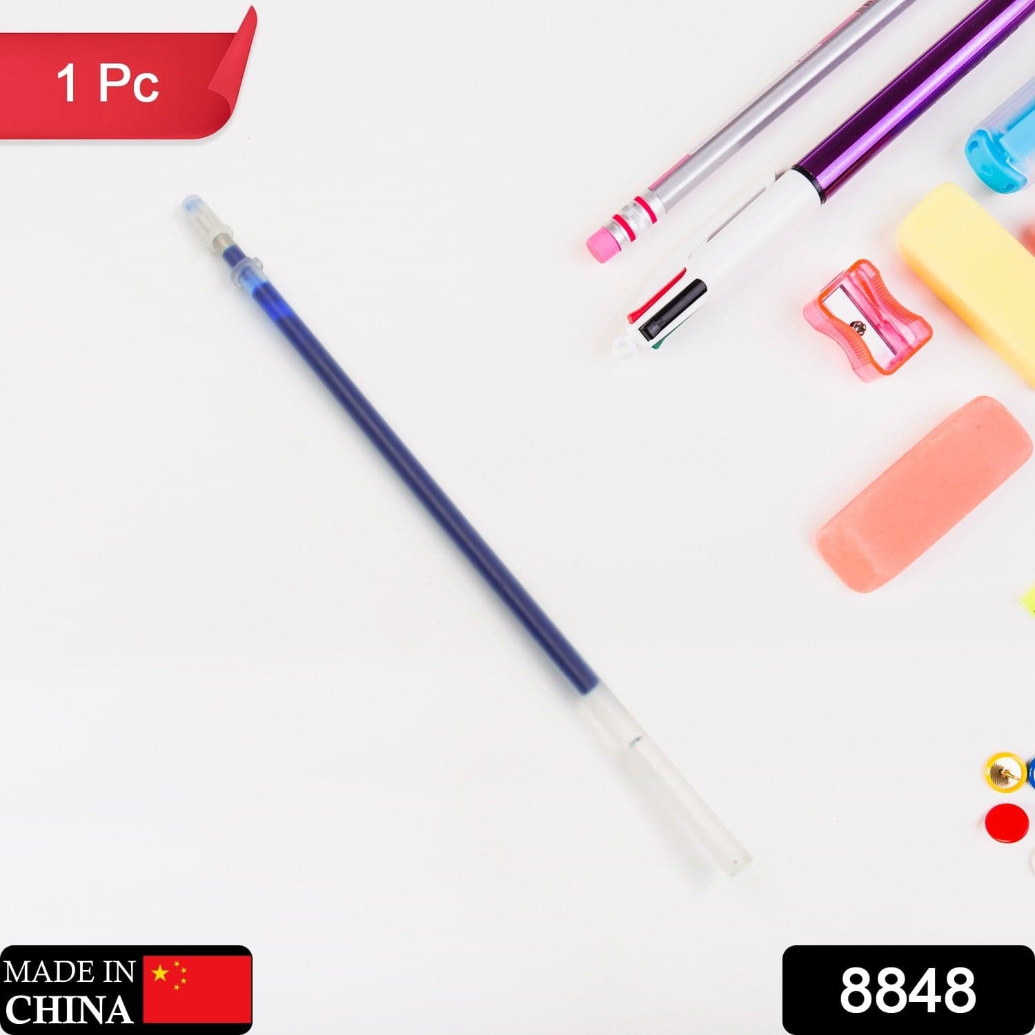 Blue Pen Refill All Round Ball Pen Refill Smooth Writing Pen Refill all Pen Suitable (1 Pc) thumbnail 2